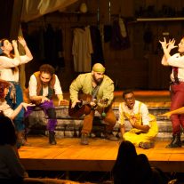 Review: Area Stage takes its boisterous ‘Shrek the Musical’ outside … and it works