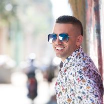 Lenier y sus amigos en el Parque Amelia Earhart de Hialeah