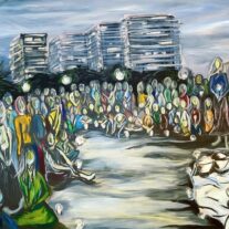 Surfside resident and Design District gallery owner takes Champlain anniversary to heart