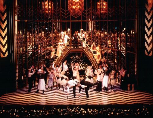Designed by Belgian set designer Benoît Dugardyn, he created the Art Deco-inspired set for “Die Fledermaus” for the Glyndebourne Festival Opera in England. (Photo courtesy of Florida Grand Opera)