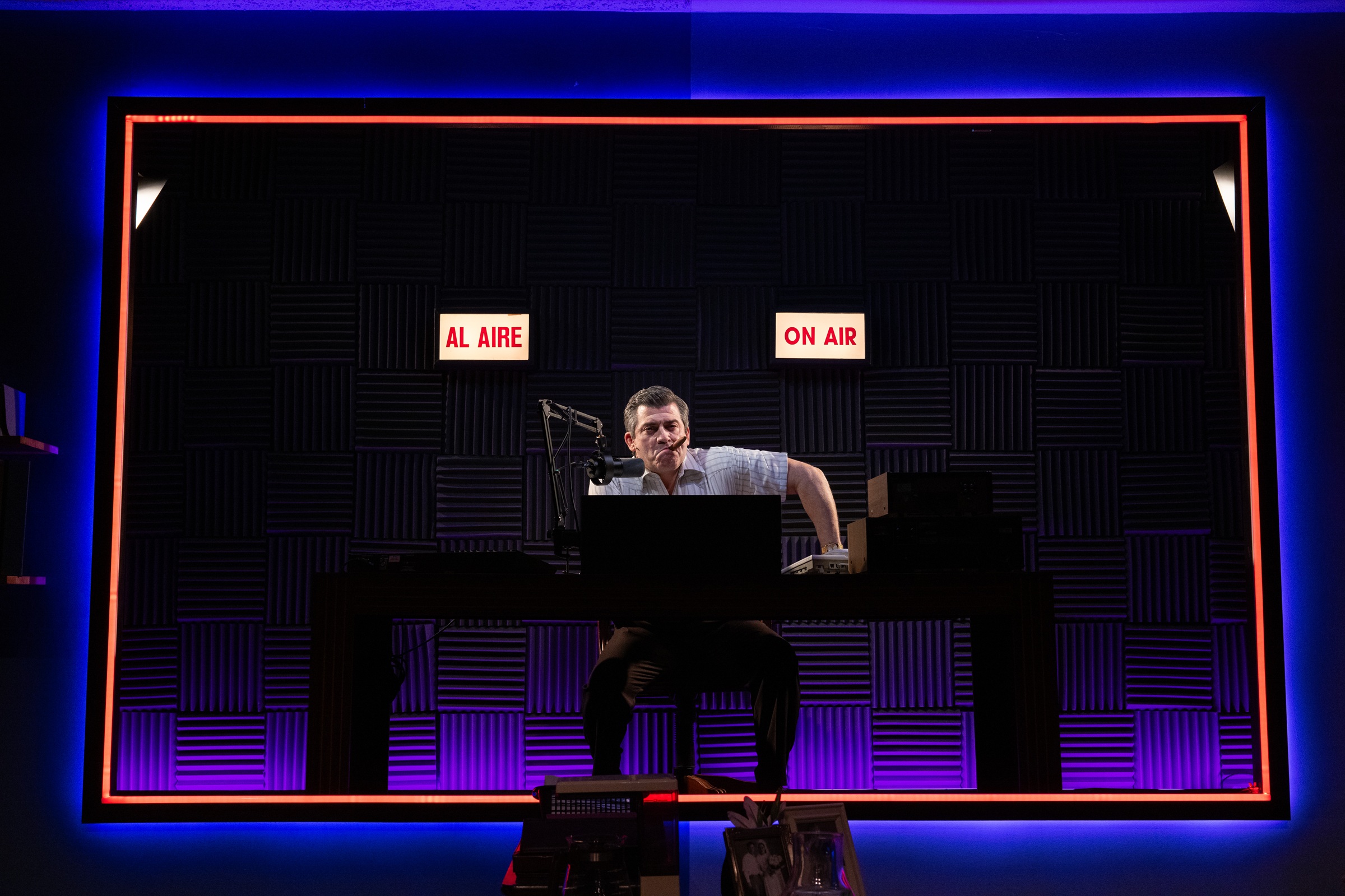 René Granado in a scene from Miami New Drama's English Only at the Colony Theatre, Miami Beach.(Photo by Morgan Sophia Photography)