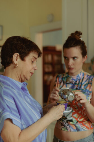 Barbara Bonilla, left, and Kaelyn A Gonzalez explore their unique mother-daughter dynamic in “How To Break In A Glove.”