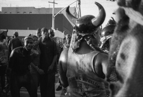 Christopher Mitchell Mitchell shot the photos within the crowd, capturing the dynamic celebration of J’Ouvert. (Photo courtesy of the artist)