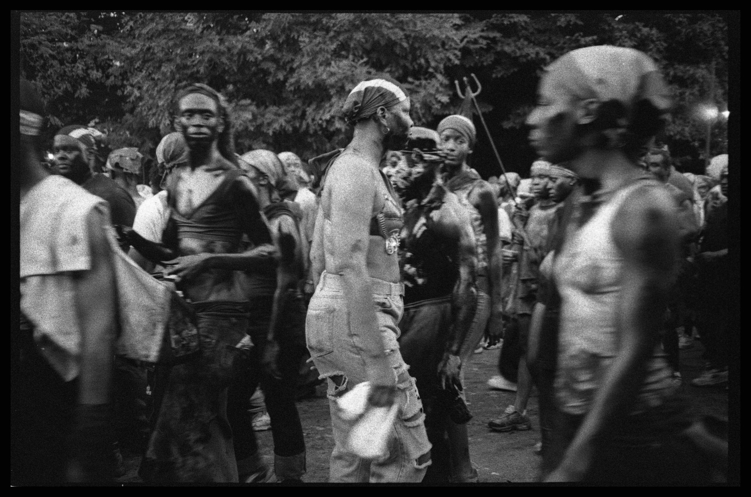 Christopher Mitchell’s J’Ouvert photos were shelved for years and now see the light of day in "Daybreak" on view at P71 Gallery in Little Haiti. (Photo courtesy of the artist)
