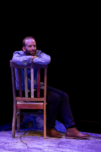 In Zoetic Stage’s "Moses," grief, faith and memory intersect in an intimate one-man drama. (Photo by Morgan Sophia Photography)